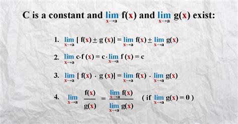theorems  limits  basic theorems math original