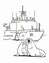 Coloring Pages Guard Coast Template sketch template