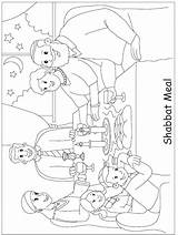 Shabbat Coloring Pages Toddlers Getdrawings Color Sheets Choose Board sketch template