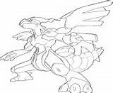 Coloring Pages Pokemon Legendary Qi Yang Yin Trio Generation Printable Zekrom sketch template