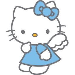 blue kitty angel emoticon funny emoticons emoji images laughing