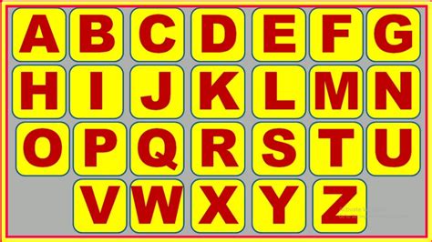 Capital Alphabet Capital Letters A B C D E F G H I J