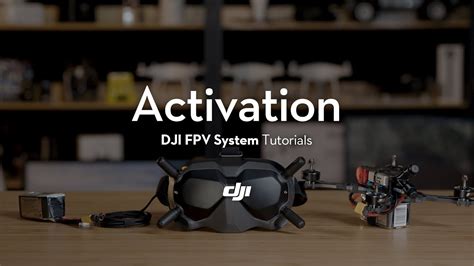 dji fpv system activation youtube