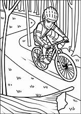 Ciclismo Radfahren Colorear Ausmalbild Esportes Kolarstwo Pokoloruj Dibujosparacolorear24 sketch template