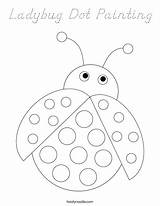 Ladybug sketch template