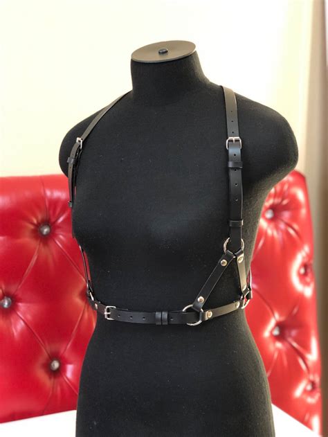 leather harness for women leather harness leather straps etsy