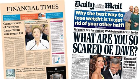 newspaper headlines brexit warning bbc reaction  queens gift voucher bbc news
