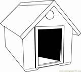 Coloringpages101 Doghouse sketch template