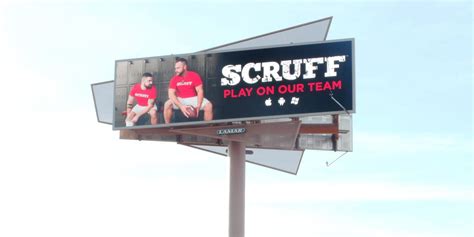 Scruff S Super Bowl Billboard Campaign Promotes Acceptance For Gay