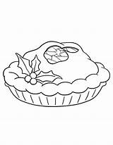 Pie Coloring Cherry Apple Pages Getcolorings Simple Template sketch template