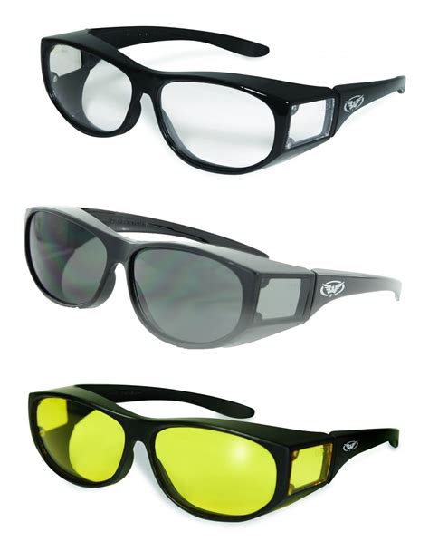 global vision escort safety fit over glasses black frame 3 pack 1