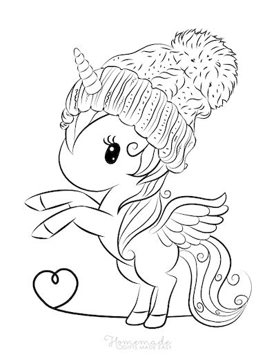 adorable kawaii unicorn coloring pages hanimeron