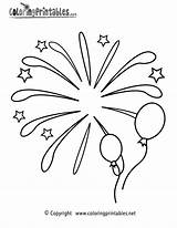 Coloring Fireworks Pages Printable Holiday Thank Please Holidays Coloringprintables Comments Printables sketch template
