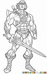 Espada Heman Dibujosa Kombat Mortal Superhero Colorir Amos Poder Thundercats Imagenesycarteles Masters sketch template