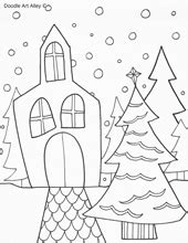 christmas coloring pages religious doodles