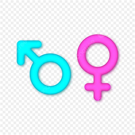 Simbol Gender Pria Dan Wanita Terisolasi Tanda Tanda Laki Laki Tanda