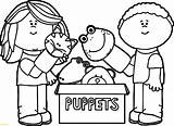 Puppet Coloring Puppets Pages Kids Show Playing Color Printable Box Theater Getcolorings Fresh Getdrawings Wecoloringpage sketch template