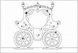 Cinderella Carriage Princess Color Style Sketch Istock Getty sketch template