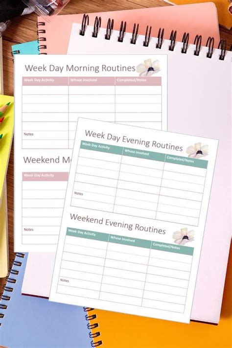 home management  planner printables easily organize  home