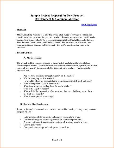 project proposal concept paper format    sample