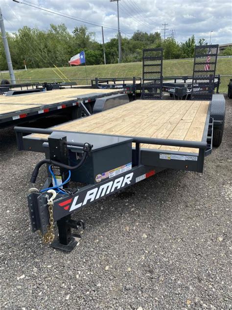 lamar trailers  hd equipment hauler fabcon products dump