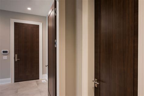 modern interior doors wood veneer solid core contemporary custom
