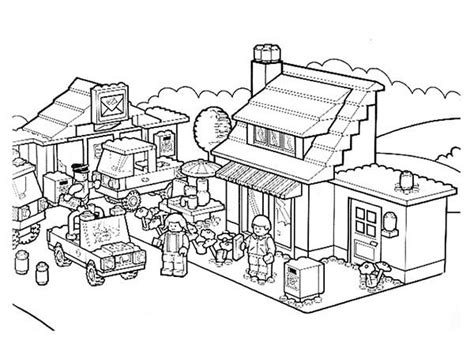 activity  lego city coloring page coloring sun lego zuhause