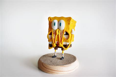 Spongebob Toys Of Robertryan Cory Sculpture Clay Polymer Clay