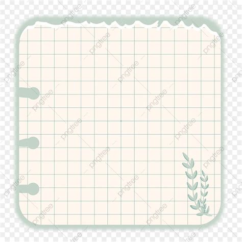 sticky paper notes png image sticky notes grid torn paper cute green leaves post  cute note