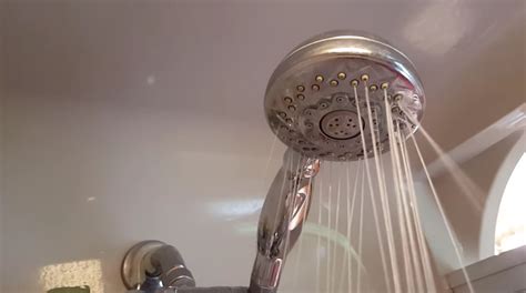 clean  clogged shower head shower maestro