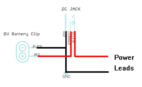 dc power jack barrel connector pinout