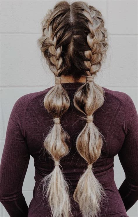 impressive pigtail braids     hair  weekend