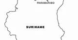 Suriname sketch template