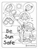 Safety Pages Coloring Getcolorings Sun sketch template