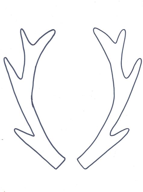 reindeer antlers printable