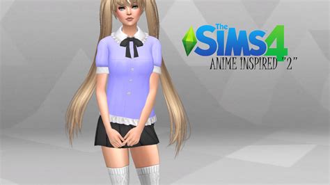 sims  anime inspired sim  youtube