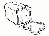 Bread Coloring Pages Delicious Sheet Small Children sketch template