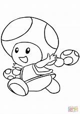 Toadette Coloring Pages Printable Mario Toad Super Supercoloring Characters Drawing Paper Printables Color Boo King Nintendo sketch template