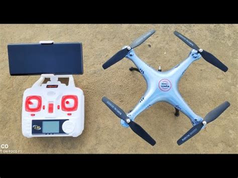 syma xhw wifi fpv camera rc drone altitude hold headless mode quadcopter youtube