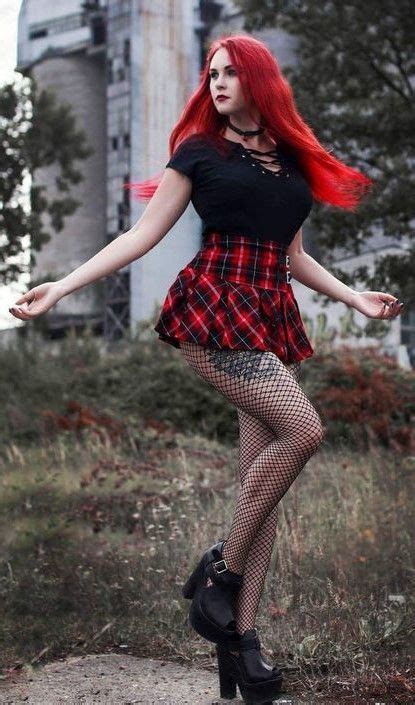 Redhead Gotic Hot Goth Girls Gothic Fashion Fashion