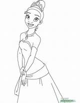 Tiana Coloring Princess Pages Printable Frog Disney Color Naveen Disneyclips Recommended Pretty Funstuff Book sketch template