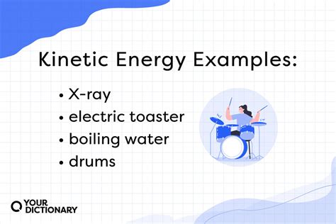 kinetic energy examples yourdictionary