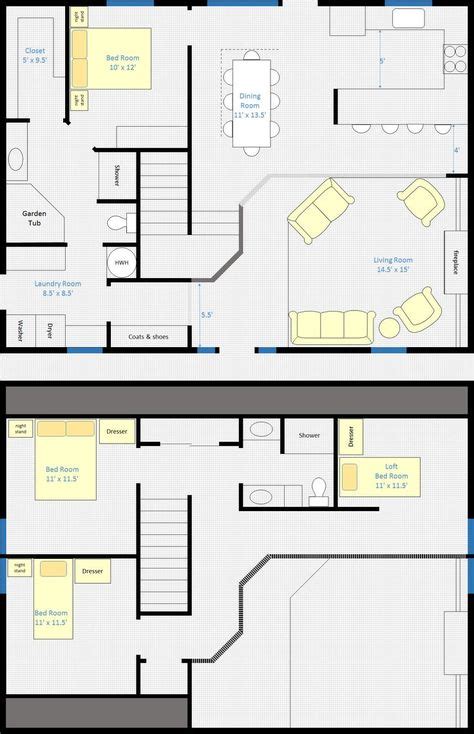 image result  tiny cabin plans  loft  plans rectangle house plans house plan