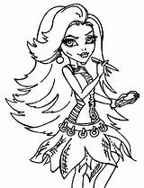 Coloring Pages Elissabat Monster High Getdrawings sketch template