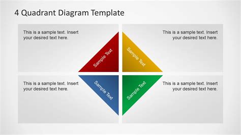 quadrants diagram template  powerpoint slidemodel