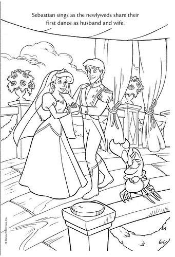 princess coloring pages ariel wedding coloring pages