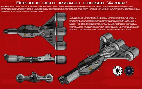republic light assault cruiser aurek ortho   unusualsuspex  deviantart