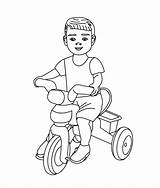 Coloring Pages Bike Riding Children Bicycle Kids Bikes Print Safety Index Gif Transport Popular sketch template