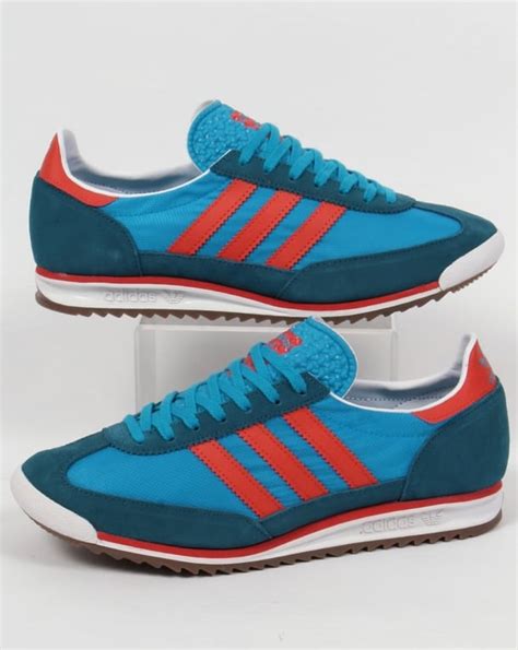 adidas sl  trainers bold aquasurf red originals sl running shoes blue