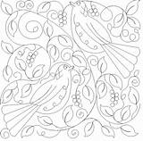 Quilting sketch template